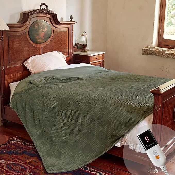Dependable Texciting Electric Blanket Twin Size 62”X84” Reliable