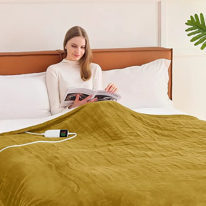 Trendy BOMOVA Heated Electric Blanket Full Size Convenient