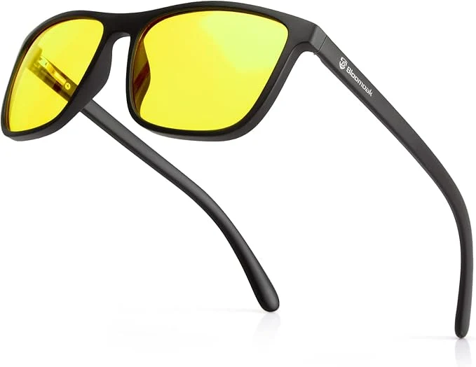 Excellent Bloomoak Red Lens Blue Green Light Blocking Glasses- Dual AR Coatings Secure