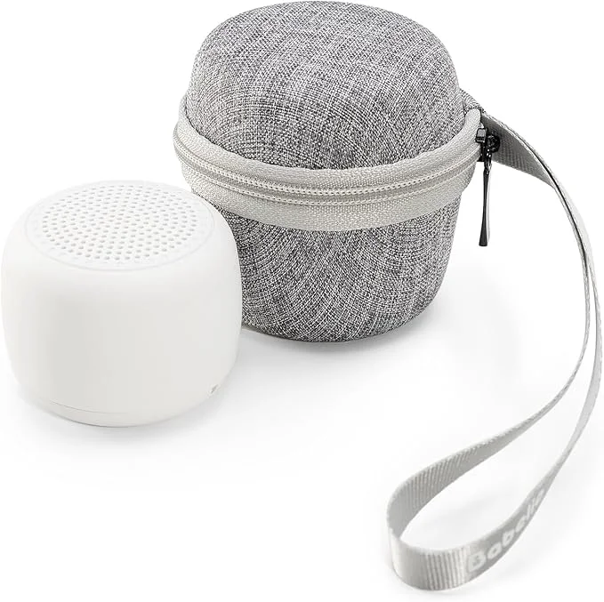 Original Babelio Portable White Noise Machine Travel Case in Grey Convenient
