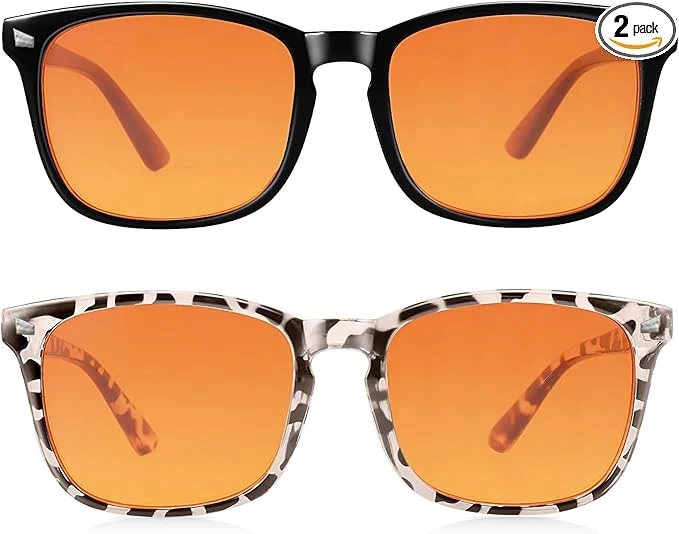 Expertly Made 2 Packs Professional Sleep Glasses Stylish