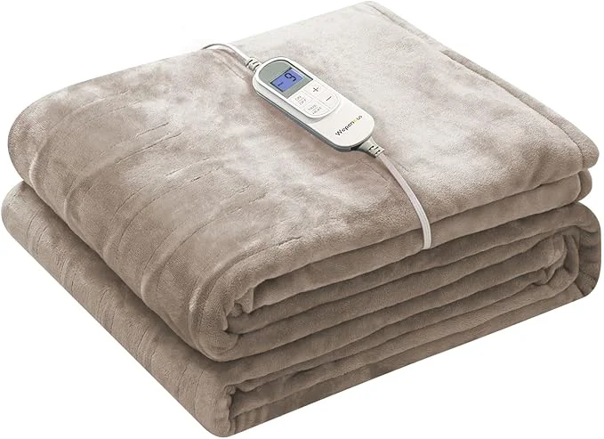 Authentic Wapaneus Foot Pocket Heated Blanket Electric Throw Carefully Designed