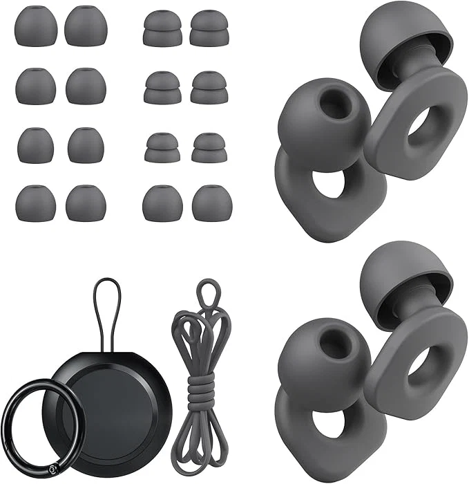 Responsible 2 Pairs of Earplugs for Sleeping Reusable Hearing Protection Ear Plugs Sophisticated
