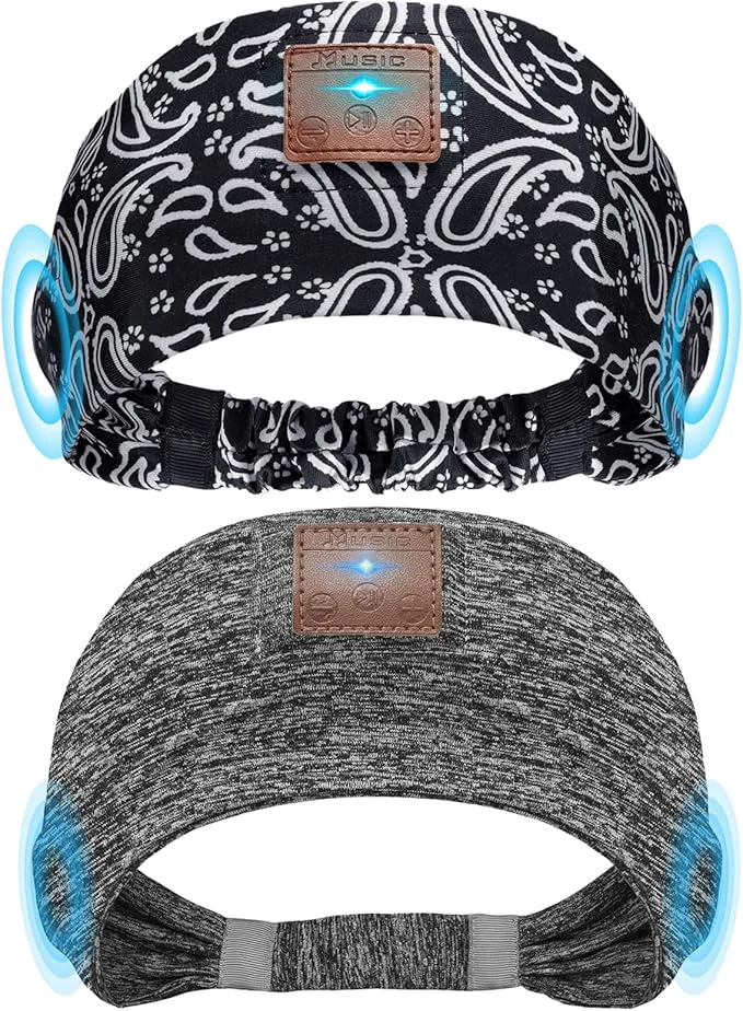 Efficient 2-Pack Sleeping Headphones Headband Headphones Unique