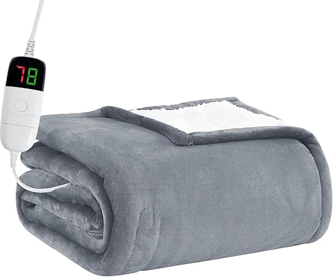 Stylish BOMOVA Heated Electric Blanket Twin Specialty