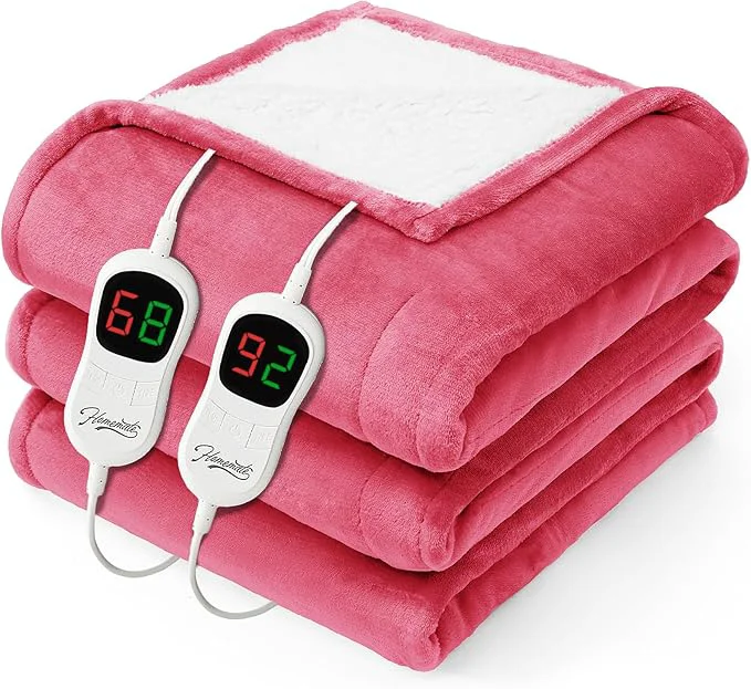 Responsible Homemate Electric Heated Blanket King Green