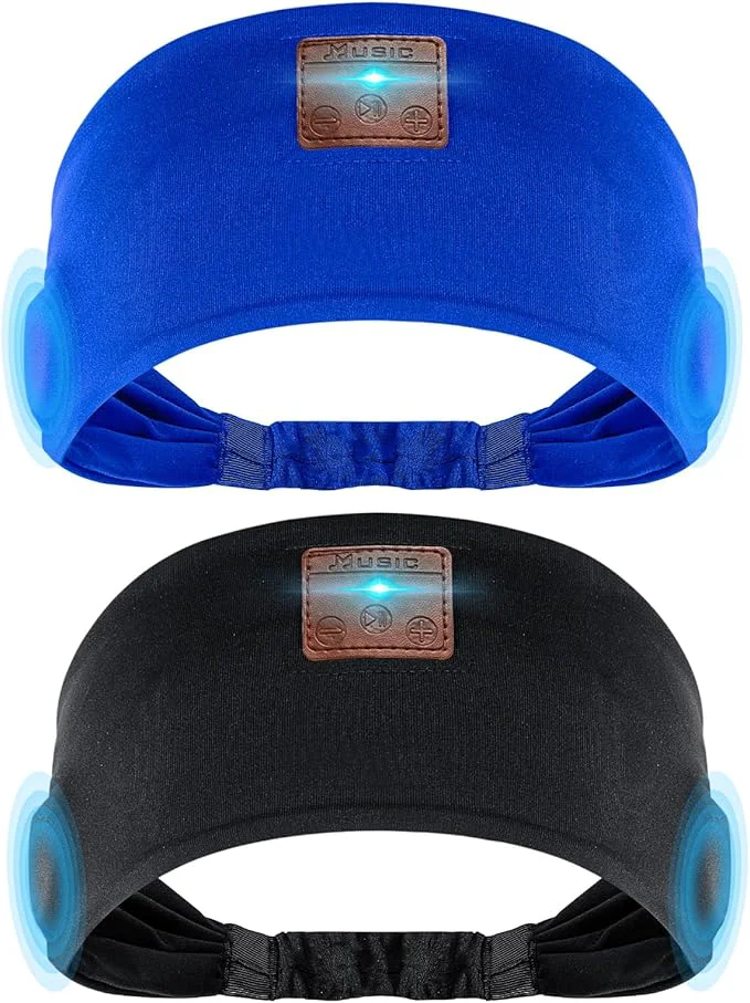 Sustainable 2-Pack Sleeping Headphones Headband Headphones Genuine