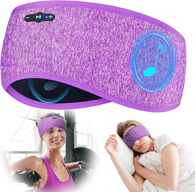 High-End Sleep Headphones Bluetooth 6.0 Headband 20Hr Headband Headphones Clean