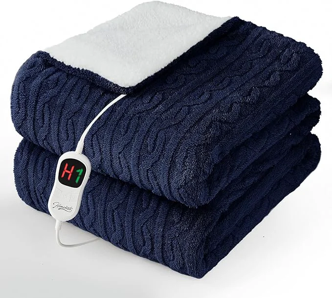 Authentic Homemate Electric Heated Blanket Twin Size High-Grade