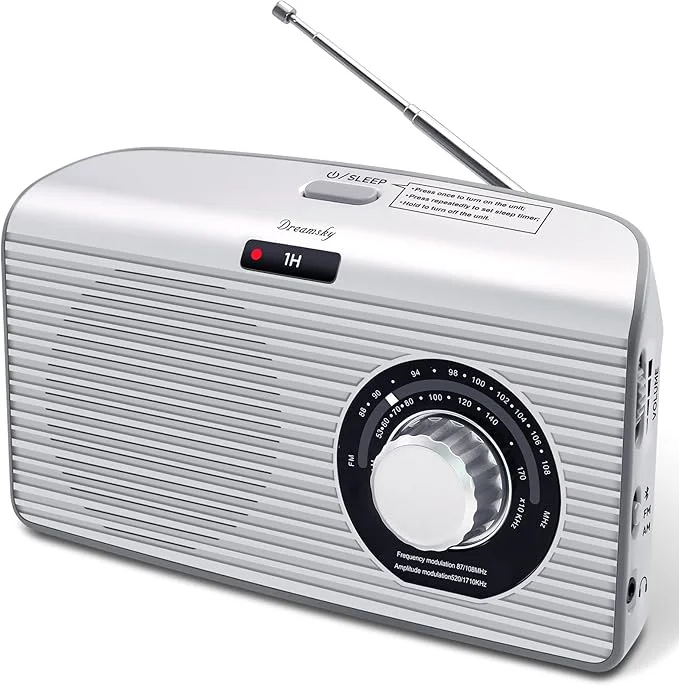 Convenient DreamSky Bluetooth Speaker Radio Sleep Timer Hi-Fi Clear Extra Loud Sound Trendy