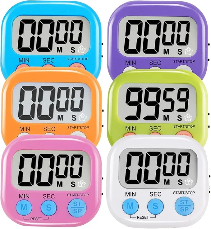 Trendy 6 Pack Multi-Function Electronic Timer Comfortable