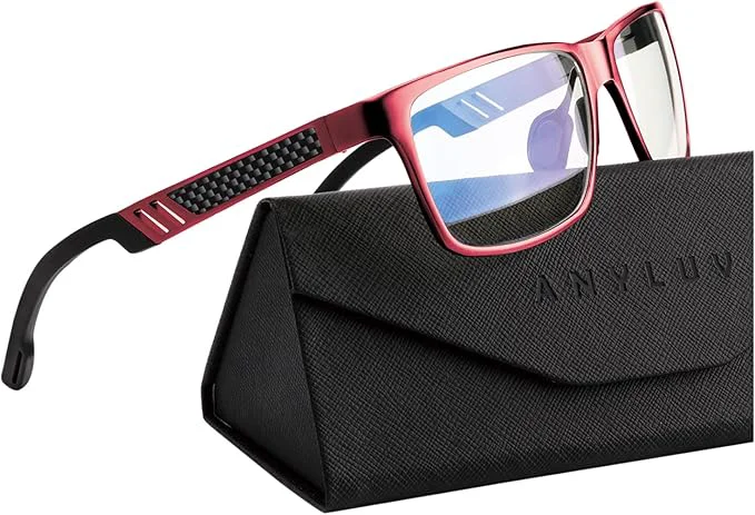 Excellent ANYLUV Blue Light Blocking Glasses Men Computer Gaming Glasses Lightweight Certified