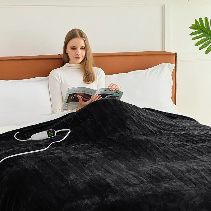 Easy-to-Use BOMOVA Heated Electric Blanket Full Size Environmentally Friendly