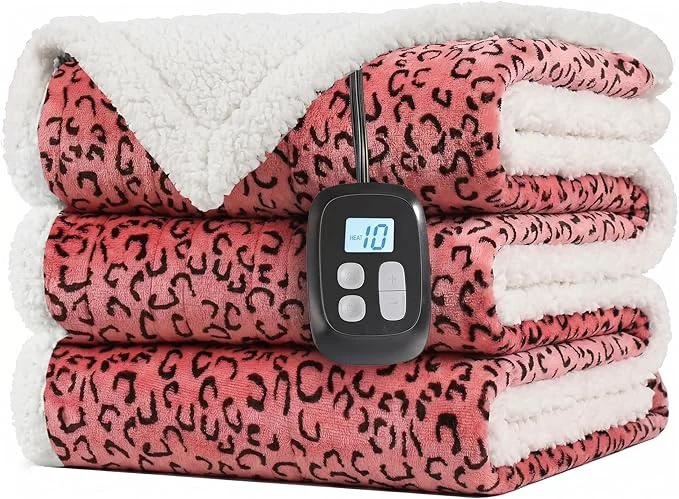 Trendy LaffyLo Electric Heated Blanket Full Size 72 x 84 Fast Heating Blanket Long-Lasting