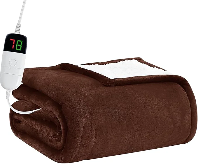 Functional BOMOVA Heated Electric Blanket Twin Artisan