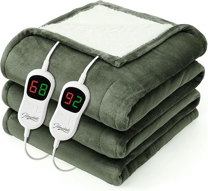 Long-Lasting Homemate Electric Heated Blanket King Verified