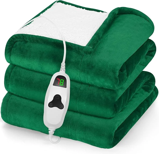 Luxury greenoak Heated Blanket Electric Throw 50 X60 Heating Blanket Environmentally Friendly