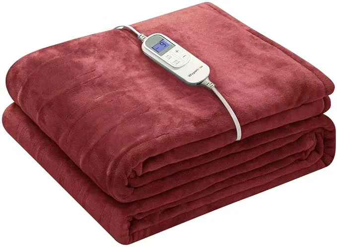 Efficient Wapaneus Heated Blanket Electric Full Size 72 x84 Convenient