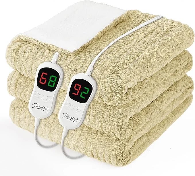 Innovative Homemate Electric Heated Blanket Queen Artisan