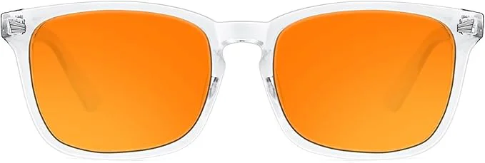 Safe TIJN Blue Light Blocking Glasses Dual AR Coatings Amber Orange Lens Prestigious