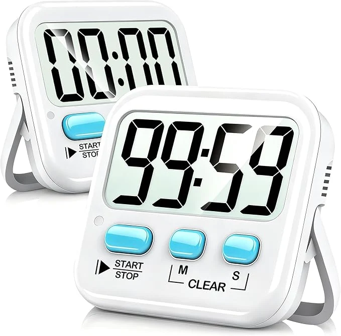 Dependable Antonki 2 Pack Digital Timer for Kids Magnetic Countdown Kitchen Timers for Smart