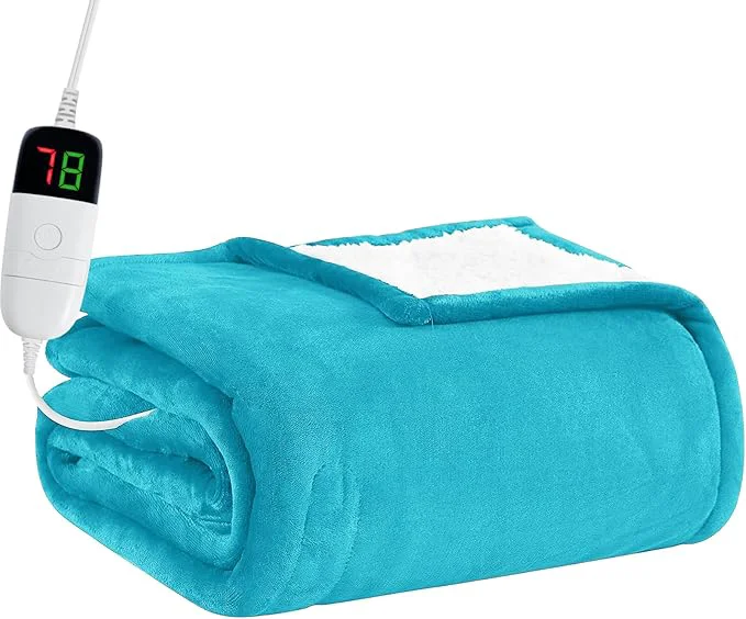 Crafted BOMOVA Heated Electric Throw Blanket Versatile