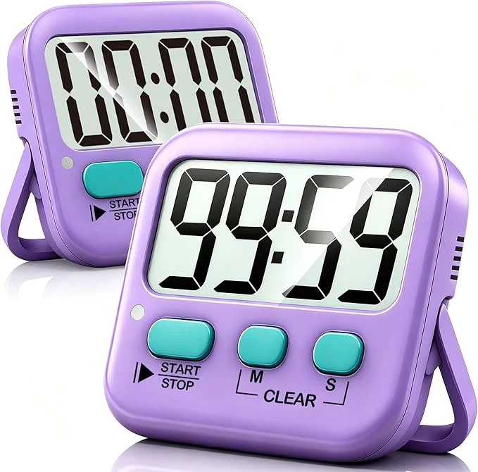 High-Quality Antonki 2 Pack Digital Timer for Kids Magnetic Countdown Kitchen Timers for Contemporary