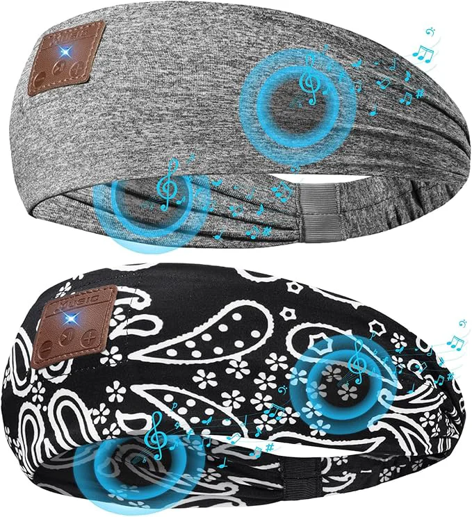 Specialty 2-Pack Sleep Headphones Wireless Air Travel Meditation- Comfortable