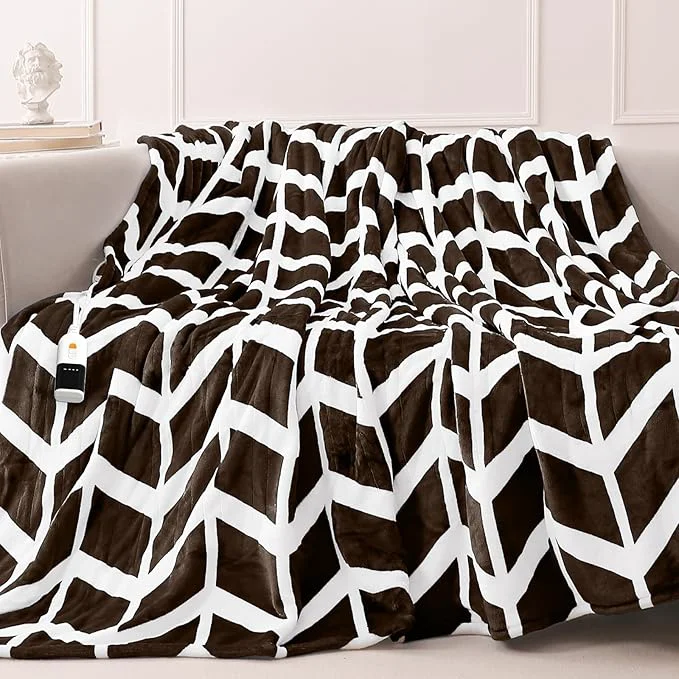 Sustainable VENTIMI Electric Blanket Heated Throw Fast Heating Blankets Dependable