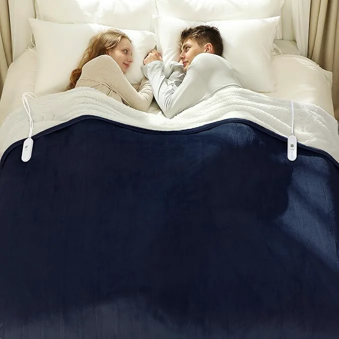 Original Design Queen Size Heated Blanket 84 x 90 Convenient