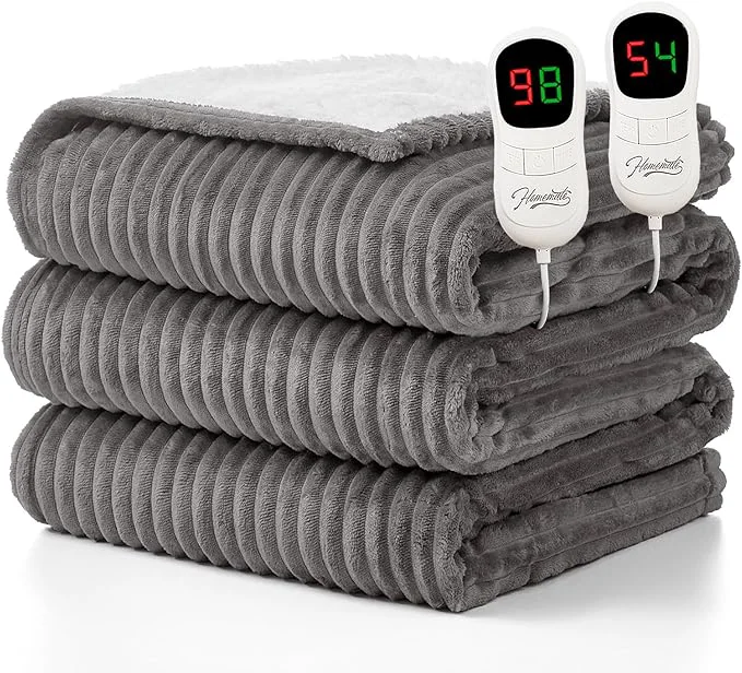 Reusable Homemate Electric Heated Blanket Queen Size Comfortable