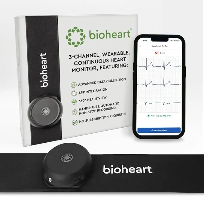 Functional Bioheart 24 7 Continuous Heart Monitor No Prescription Needed Smart Consistent