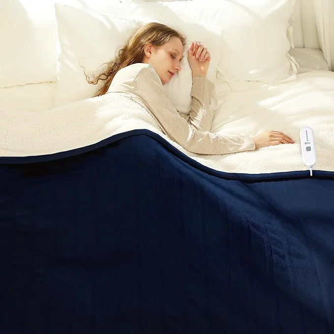 Secure Electric Heated Blanket Twin 62 x 84 Efficient