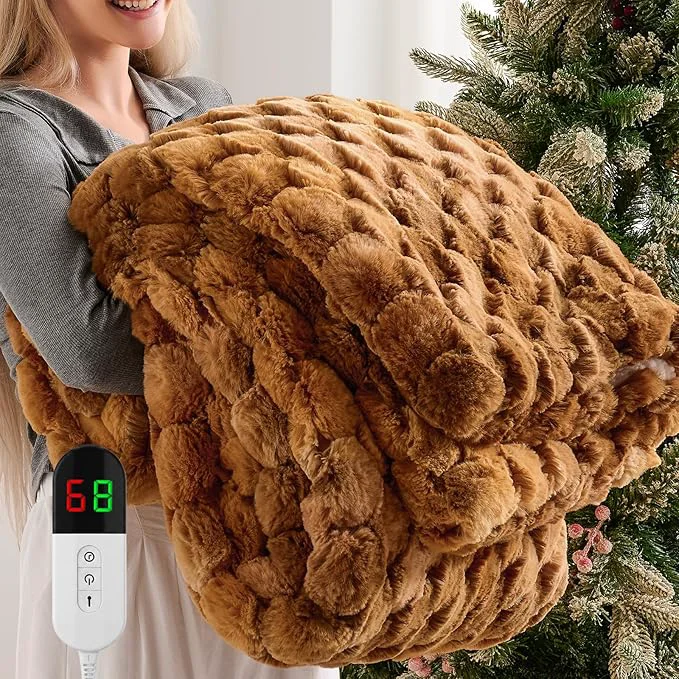 Environmentally Friendly Homemate Electric Heated Throw Blanket Trusted