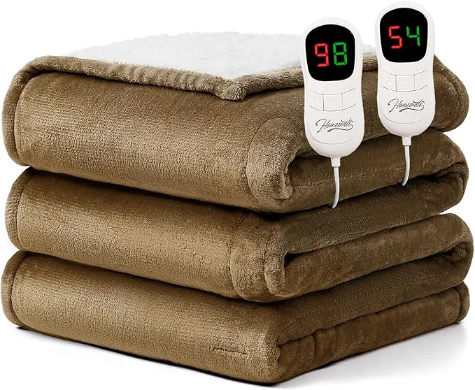 High-End Homemate Electric Heated Blanket Queen Size Artisan