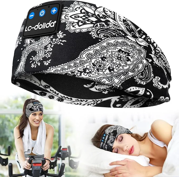 Smooth LC-dolida Sleep Headphones Bluetooth Music Wireless Band Headphones Safe