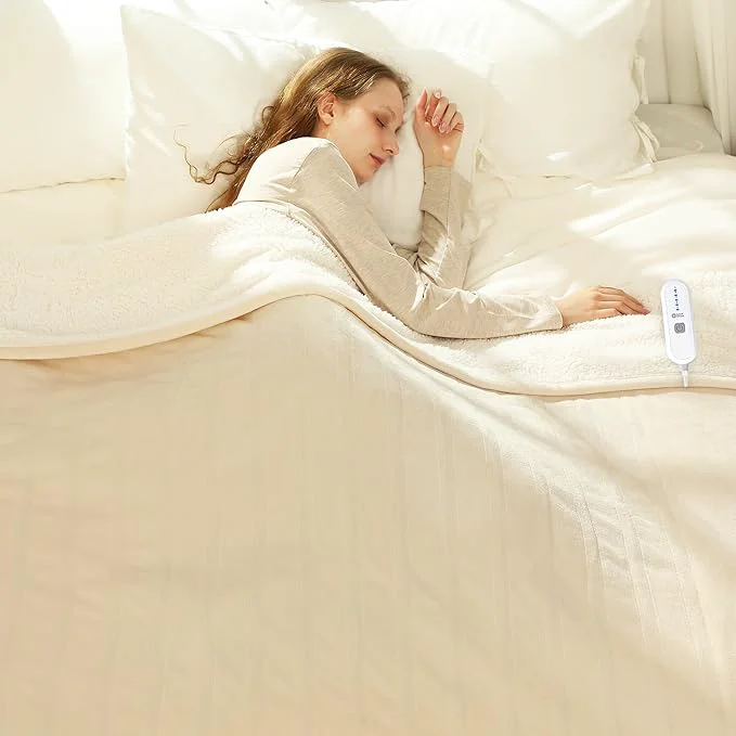 Eco-Friendly Electric Heated Blanket Twin 62 x 84 Exclusive