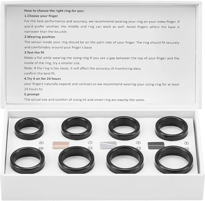 Proven Gen 1 Smart Ring for Health Tracking Non-Standard Ring Sizing Compatible Gen