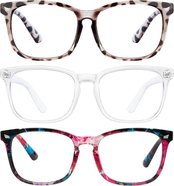 Premium Material hunsquer Blue Light Glasses for Woman Men Computer Blue Light Glasses Verified