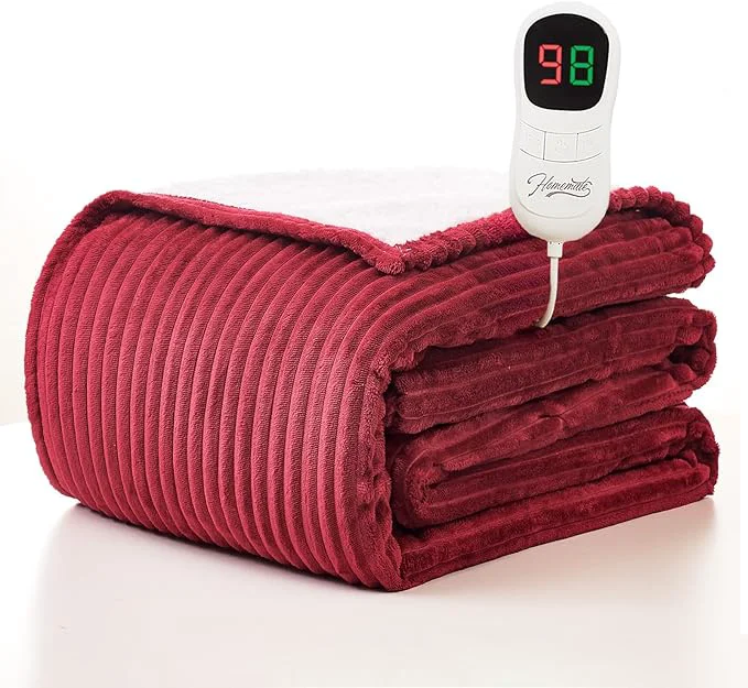 Convenient Homemate Electric Heated Blanket Full Size Elegant