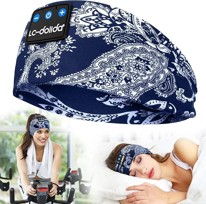 Advanced LC-dolida Sleep Headphones Bluetooth Headband Sleeping Wireless Headband Dependable