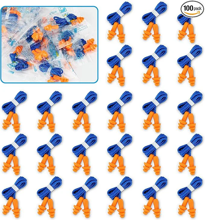 Reliable Silicone Ear Plugs 100 Pairs Hearing Protection Fine Crafted