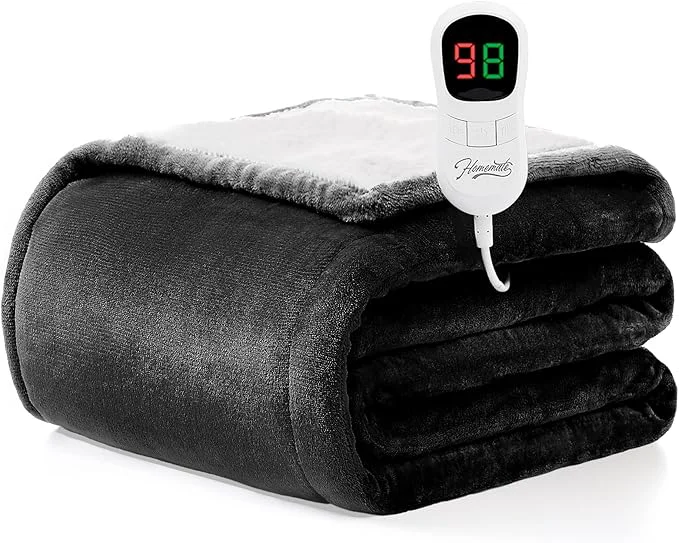 Solid Homemate Electric Heated Blanket Twin Size Fine Crafted