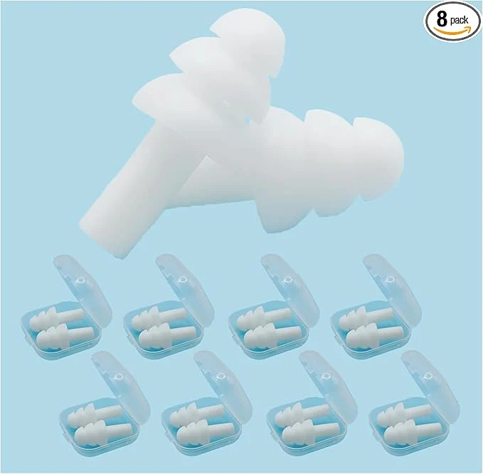 Secure Earplugs for Sleeping Noise Cancelling Reusable Ear Plugs– Super Soft Sustainable
