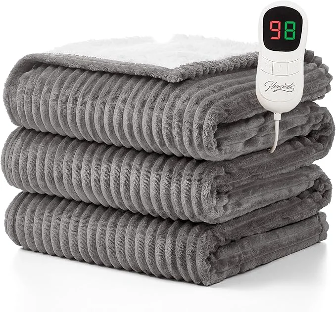 Lightweight Homemate Electric Heated Blanket Full Size Stylish