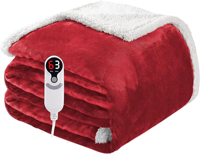 Artisan Electric Heated Blanket Full Size 72 x84 Soft Flannel Genuine