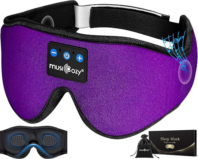 Sophisticated MUSICOZY 3D Bluetooth Sleep Mask High-Performance