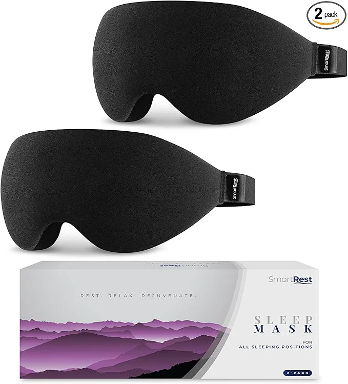 Functional Sleep Mask – Eye Mask for Sleeping – Ultra Lightweight for Side Sleepers Outstanding