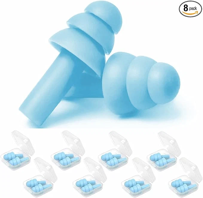 Advanced Ear Plugs Reusable Earplugs for Sleeping Noise Cancelling – Super Soft Organic