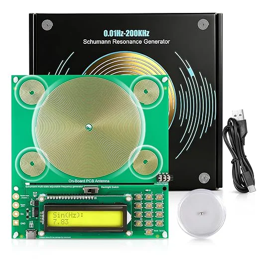 Authentic Adjustable Frequency Generator for Healing Schumann Resonance Pulse Generator User-Friendly